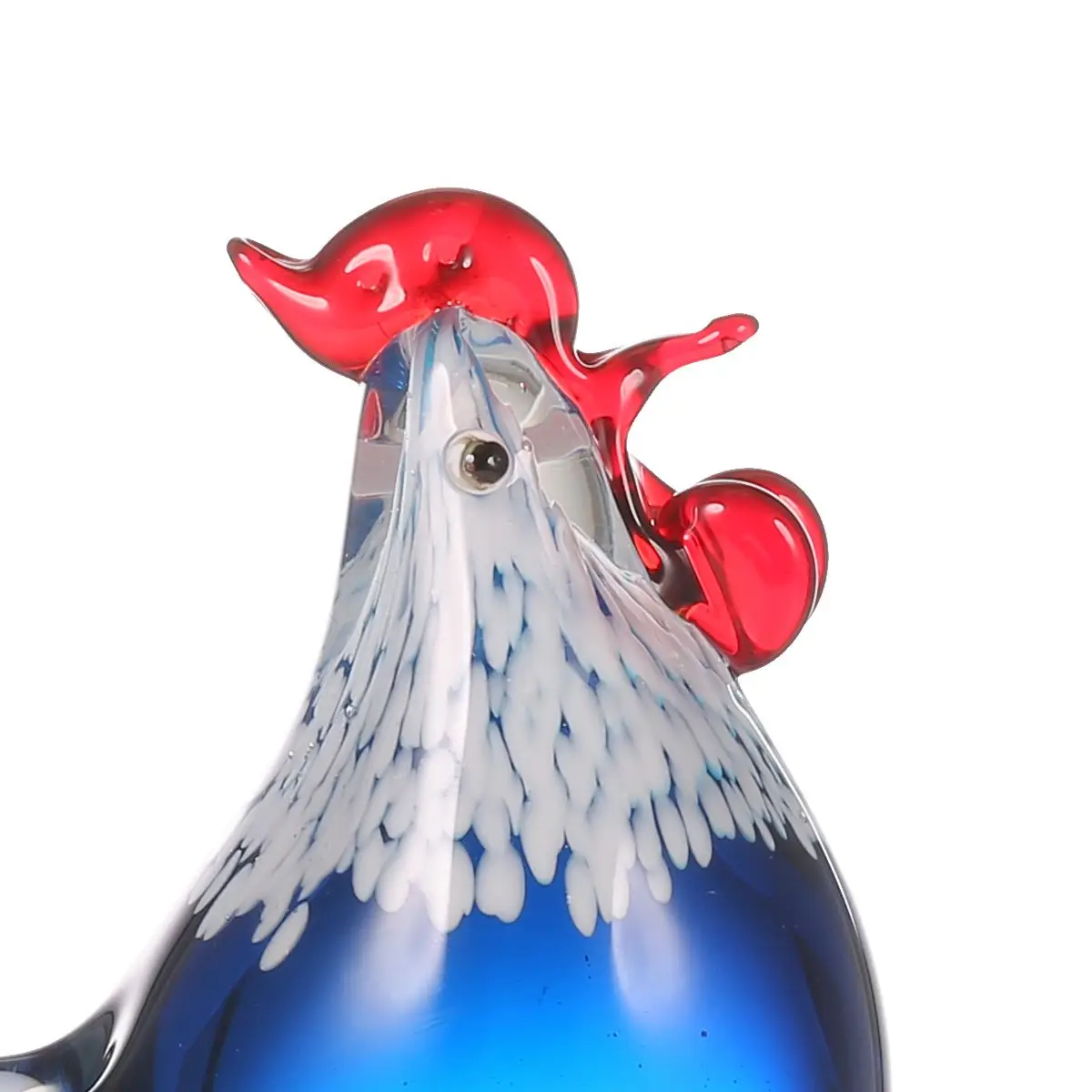 Tooarts стеклянная скульптура маленькая курица домашний декор стекло современное