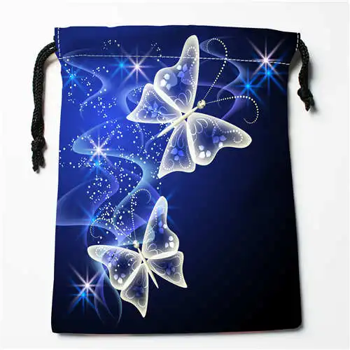 Пользовательские печати бабочки (39) Drawstring хозяйственные сумки дорожный мешочек