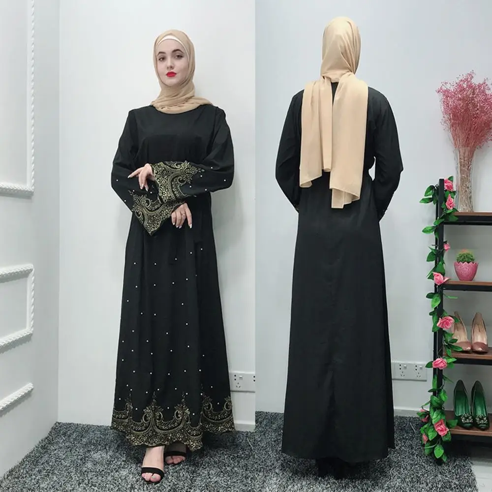 Платье женское длинное с ажурной вышивкой открытым кардиганом