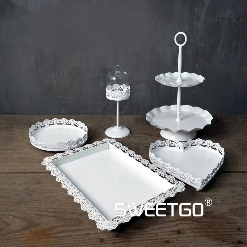 

Набор подставок для торта SWEETGO, 5 шт., десертный стол, свадьба, вечеринка, праздник, поставщик, украшение для торта