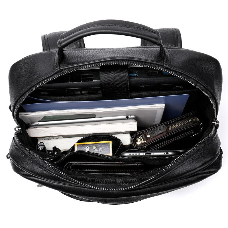 Мужской/женский рюкзак для ноутбука 14 дюймов повседневный черный школьный из