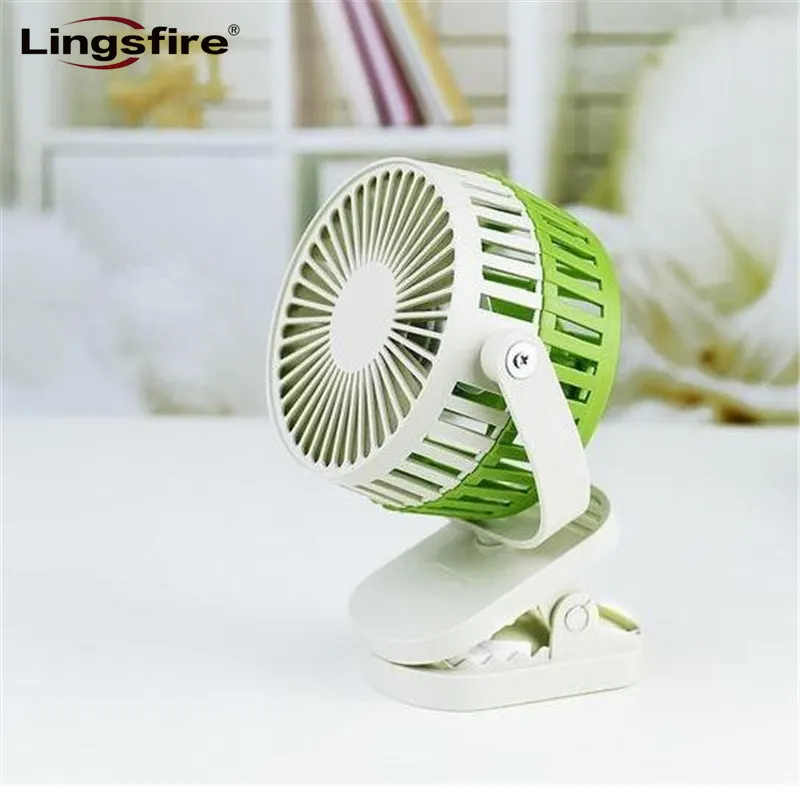 Portable Mini Clip Fan Portable 360 Degree Rotate Cooler USB Fan Rechargeable Baby Carriage Fan with Adjustable Wind Speed usb air cooler rechargeable clip desktop table fan mini portable clamp fan 360 degree rotating ventilator with night light