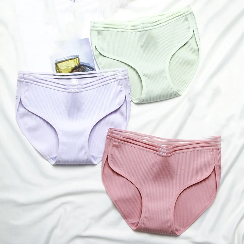 Сексуальные Бесшовные женские трусы Confort хлопковое нижнее белье для девочек без