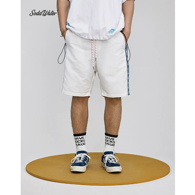 Сода вода 2019 новые свободные мужские шорты Карго крутые летние короткие штаны