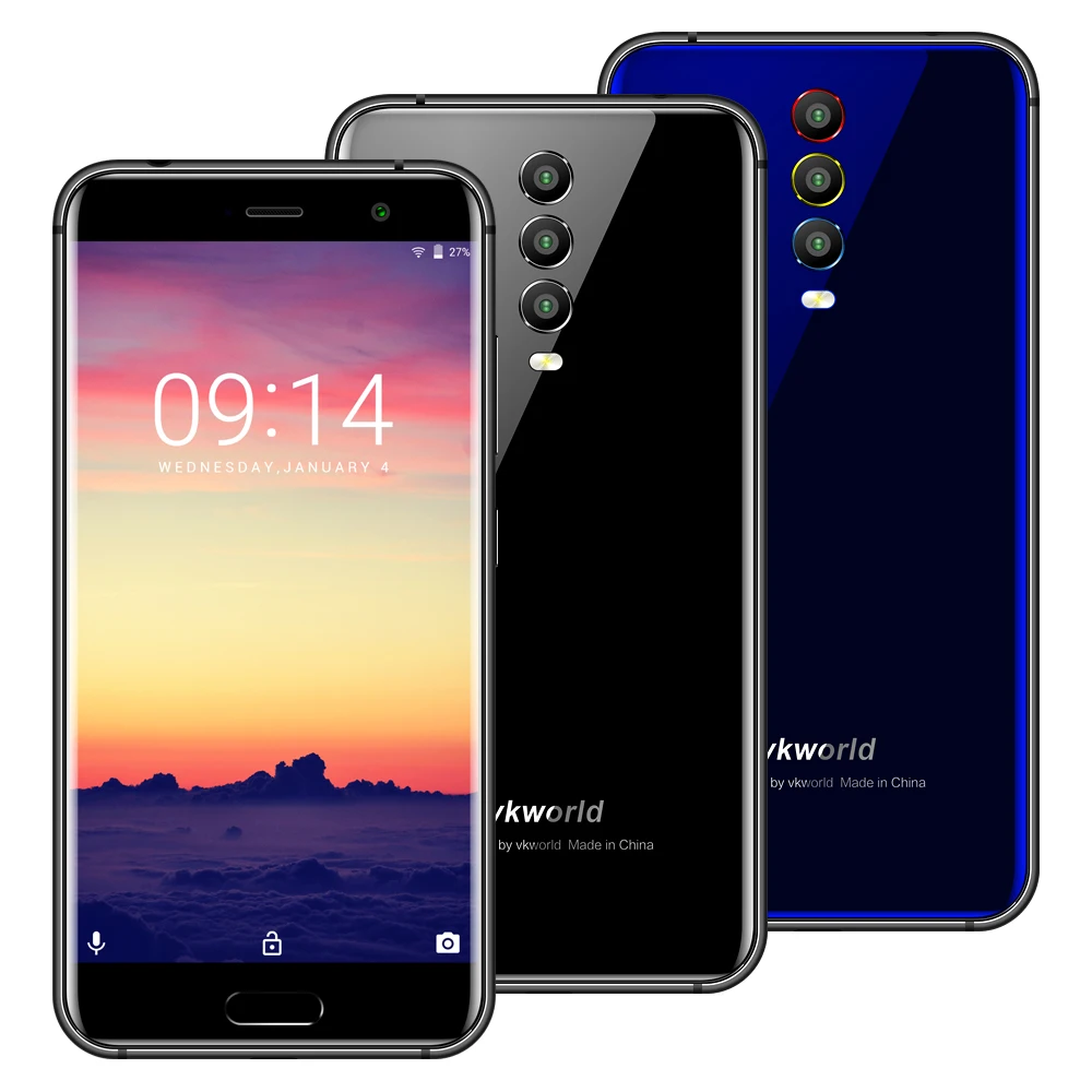 Vkworld K1 сзади три камеры 4G Смартфон Android 8 1 4 Гб Оперативная память 64 Встроенная Octa