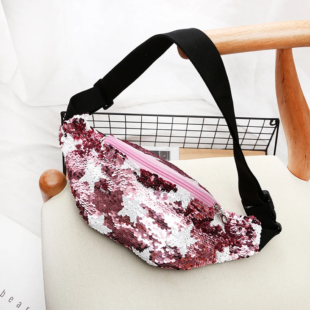 Модная поясная сумка из искусственной кожи удобная для свиданий мессенджер