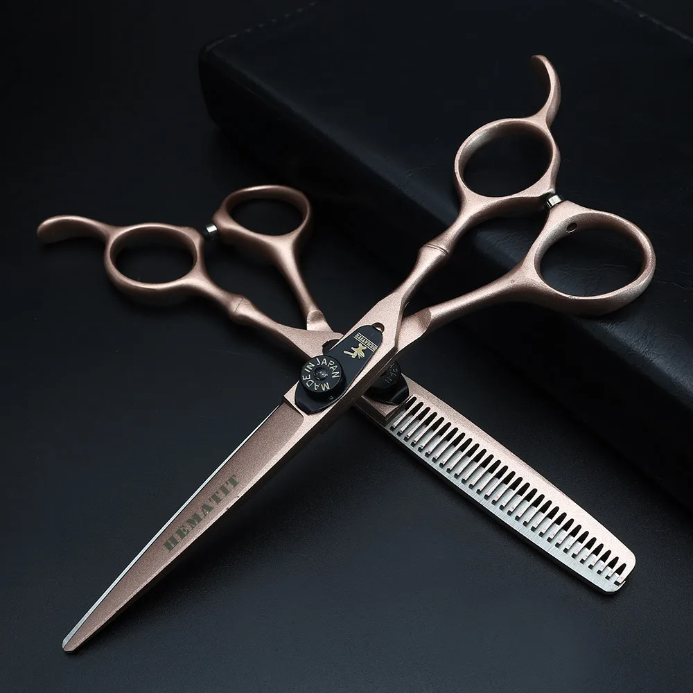 6 дюймов цвета розового золота электрическая машинка для стрижки волос ножницы