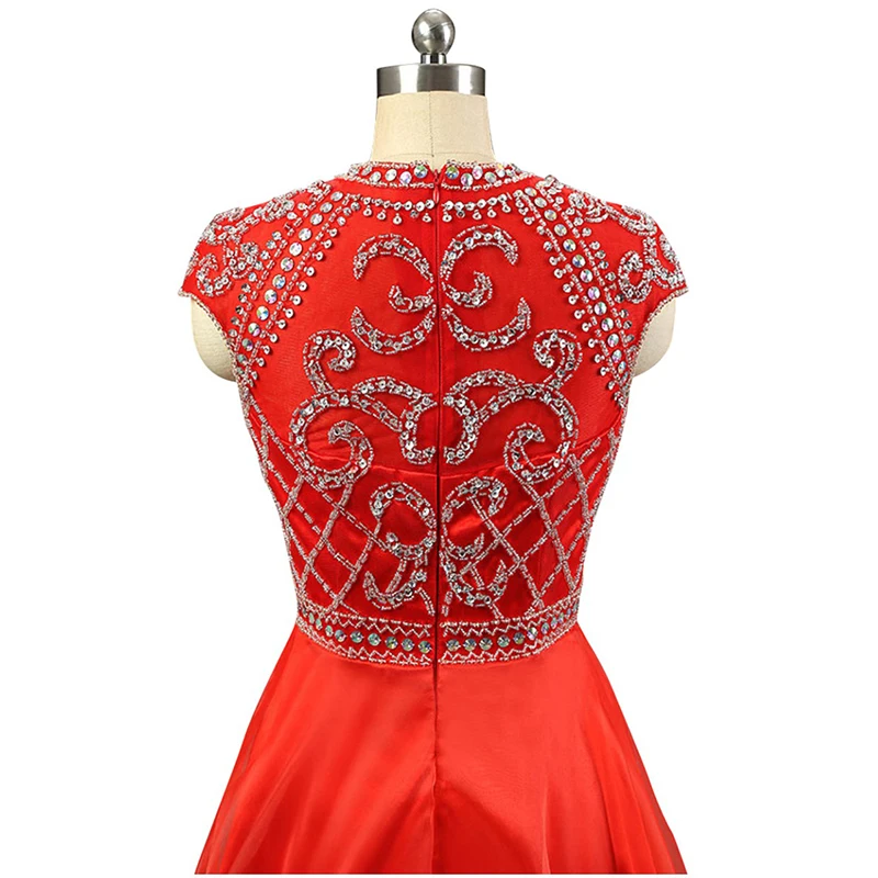 Коктейльные платья модель 2018 года а силуэт украшенное бисером платье для