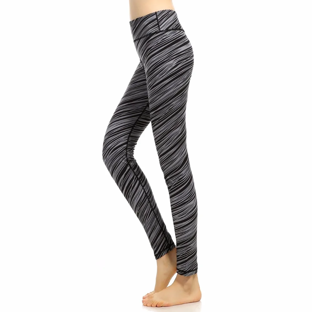 Женские спортивные длинные брюки облегающие Леггинсы для йоги с высокой
