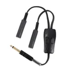 Гибкий 32 см источник питания татуировки зажим шнур от 1 до 2 адаптер Конверсионный кабель для тату машины татуировки аксессуары питания