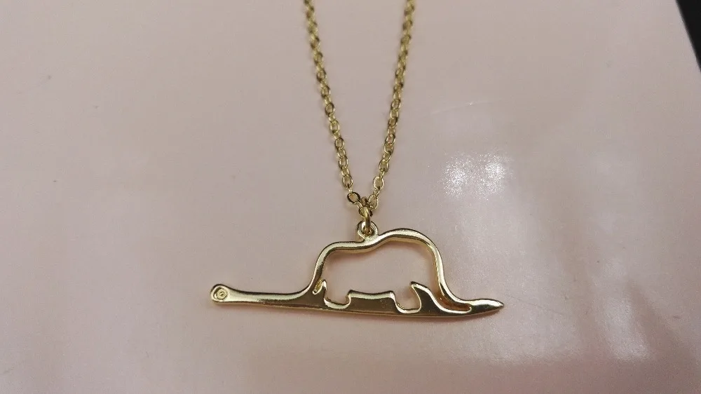 animal cute 10pcs/lot Little Prince necklace jewelry Elephant in a snake Charm women child present birthday SanLan | Украшения и