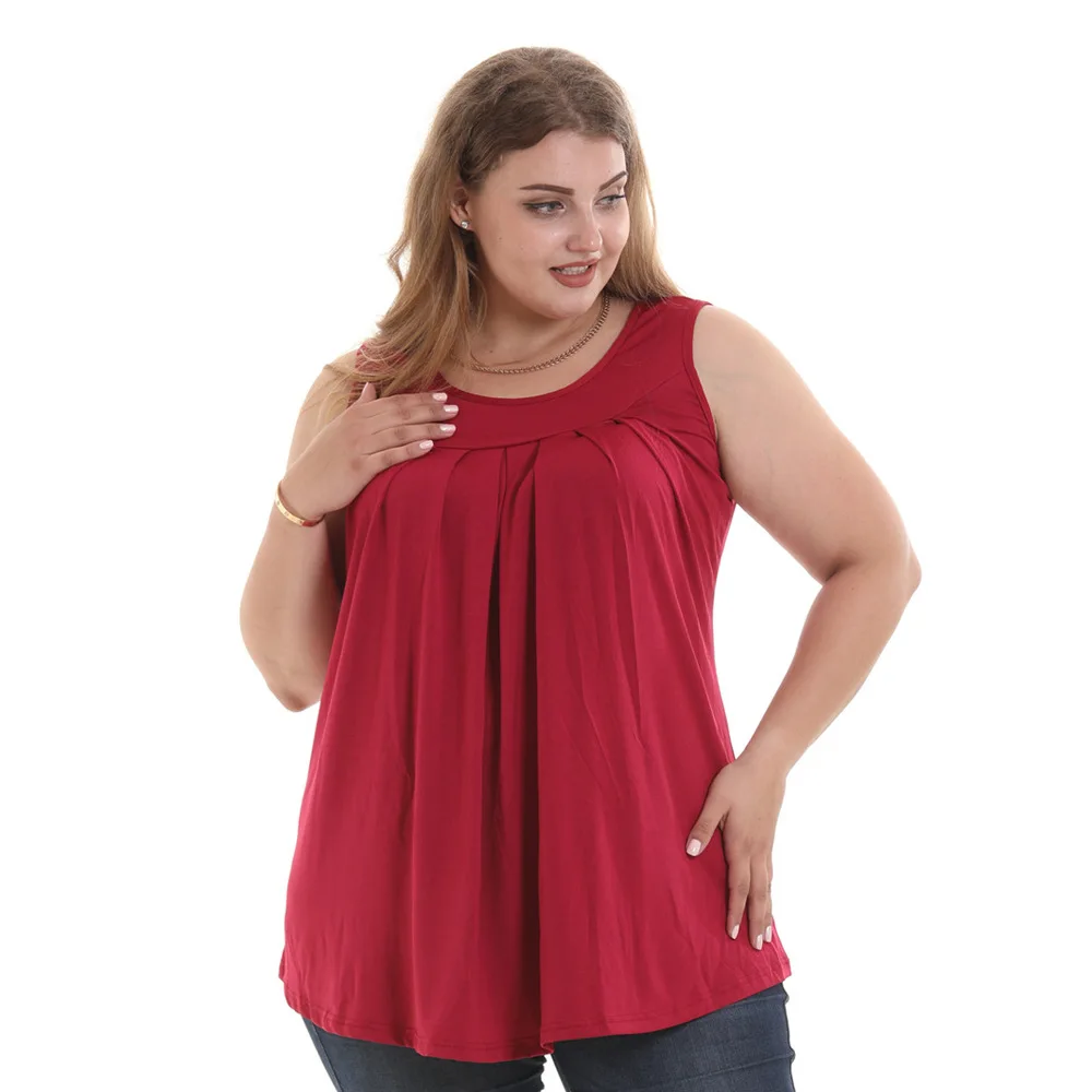 Большие размеры S 6XL женские футболки европейские майки без рукавов для