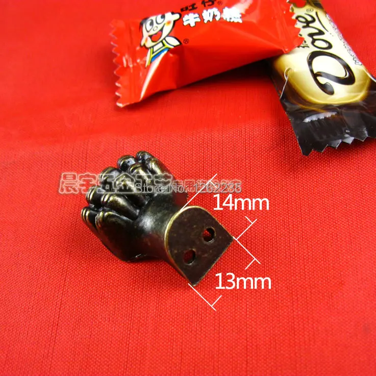 Декоративная Подарочная коробка 20*18 мм боковые углы античная деревянная палитра