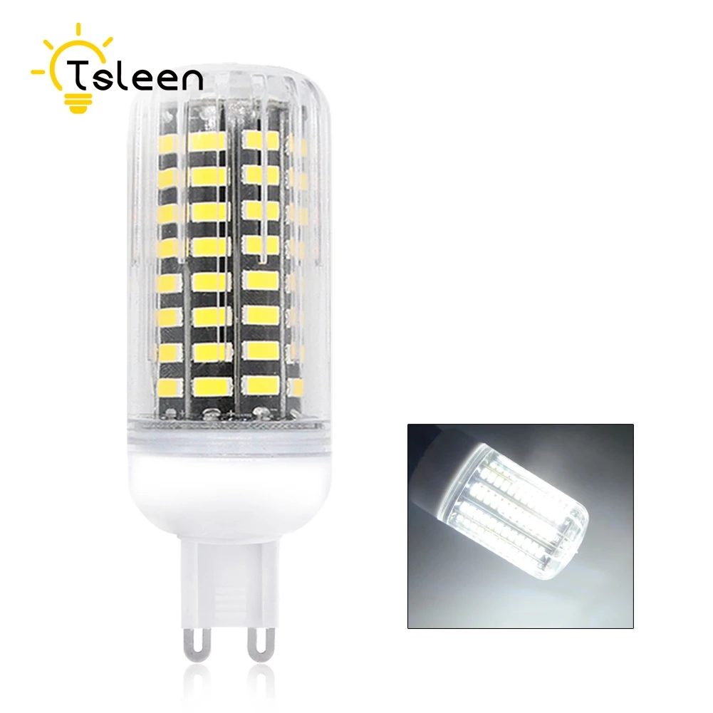 G9 5733 SMD светодиодный светильник световой поток более 5730 2835 Светодиодный светильник-кукуруза 220 В 230 в 240 В 110 в 120 в 15 Вт 12 Вт точечный светильник