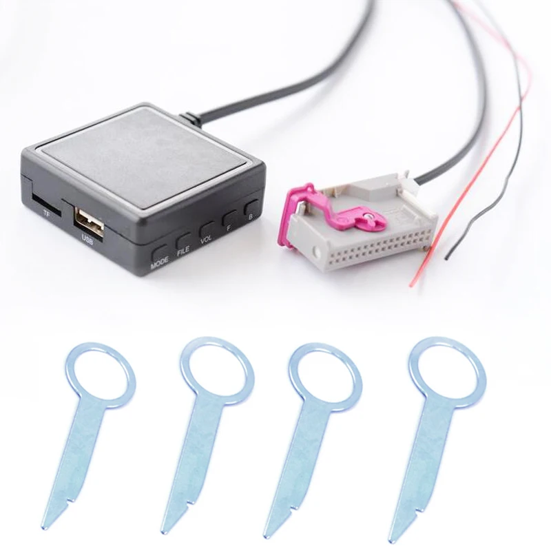 Biurlink RNSE головное устройство Беспроводной Bluetooth Aux адаптер микрофона TF USB флэш