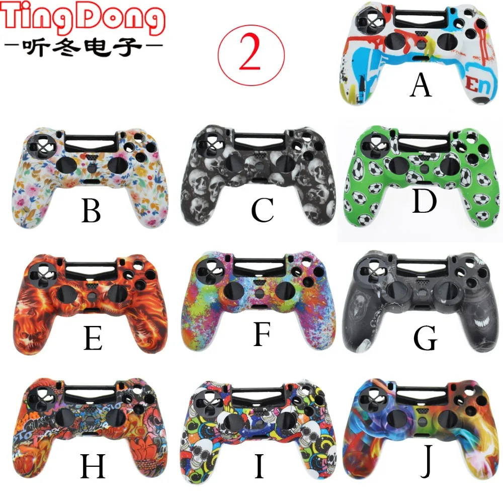 Tingdong 29 Цвета силиконовый чехол для sony Игровые приставки Dualshock 4 PS4 Slim Pro контроллер