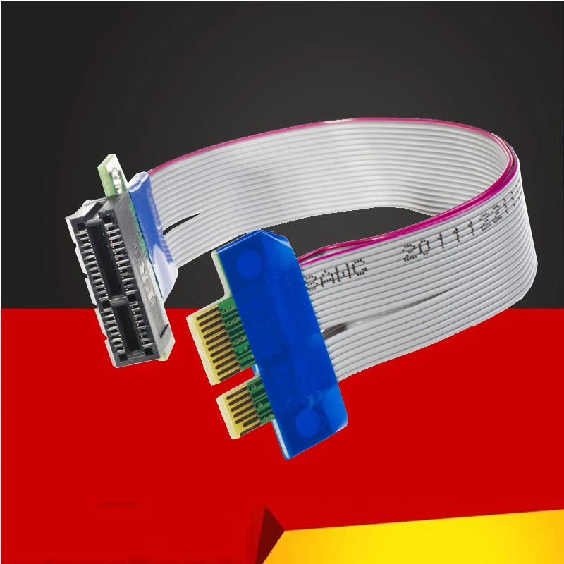 Гибкий кабель PCI Express для переопределения местоположения PCIe E 1X к разъему