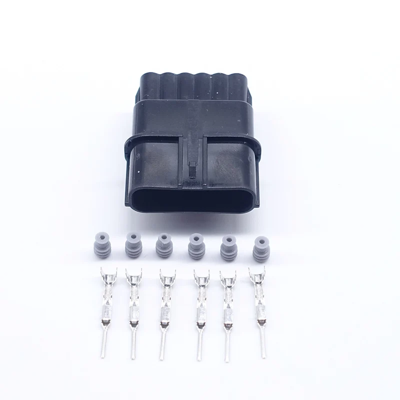 5 комплектов 6 Pin 6188 0658 6189 1012 Женский Мужской 1 2 мм авто водонепроницаемый разъем
