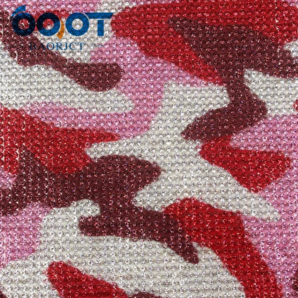OOOT BAORJCT I-19517-1229, размер 40 см* 24 см, 1 шт., леопардовое горячее сверление блестки, DIY головной убор Свадебные украшения