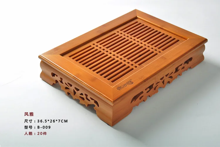 

2019 chinese style Kongfu tea tray bamboo tea tray Special free shipping