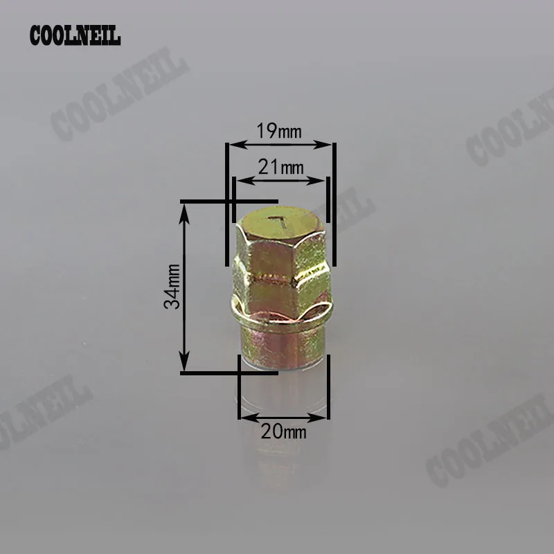 Колесные стопорные гайки M12X1.5 4 шт + 1 ключ для Toyata Honda hyundai KIA BYD|Гайки и болты| |