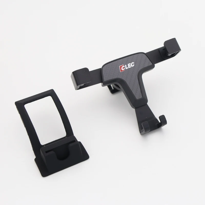 carbon fiber look For Toyota C-HR CHR Car Air Vent Mount Adjustable Phone Holder Stand for Cell Mobile Phone Stable Cradle - Название цвета: carbon fiber look