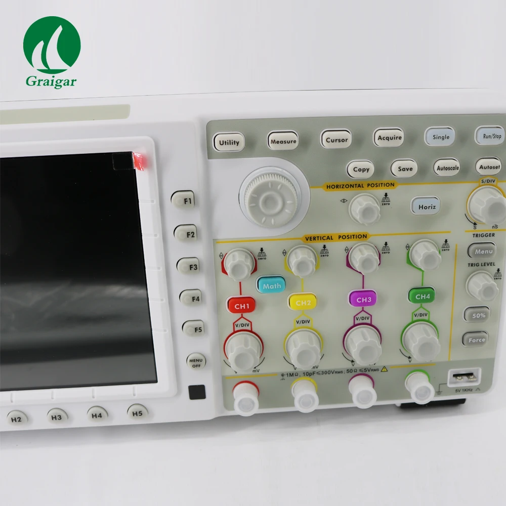 OWON TDS8204 Digital Oscilloscope 4 Channels 7.6M Record Length Multi-window Extension |