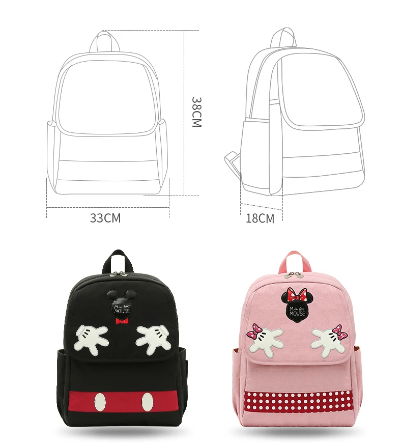 Disney, сумка для мамы, женская, многофункциональная, подгузник, детская, USB, бутылка, изоляция, сумка для беременных, большая емкость, рюкзак для подгузников, красный