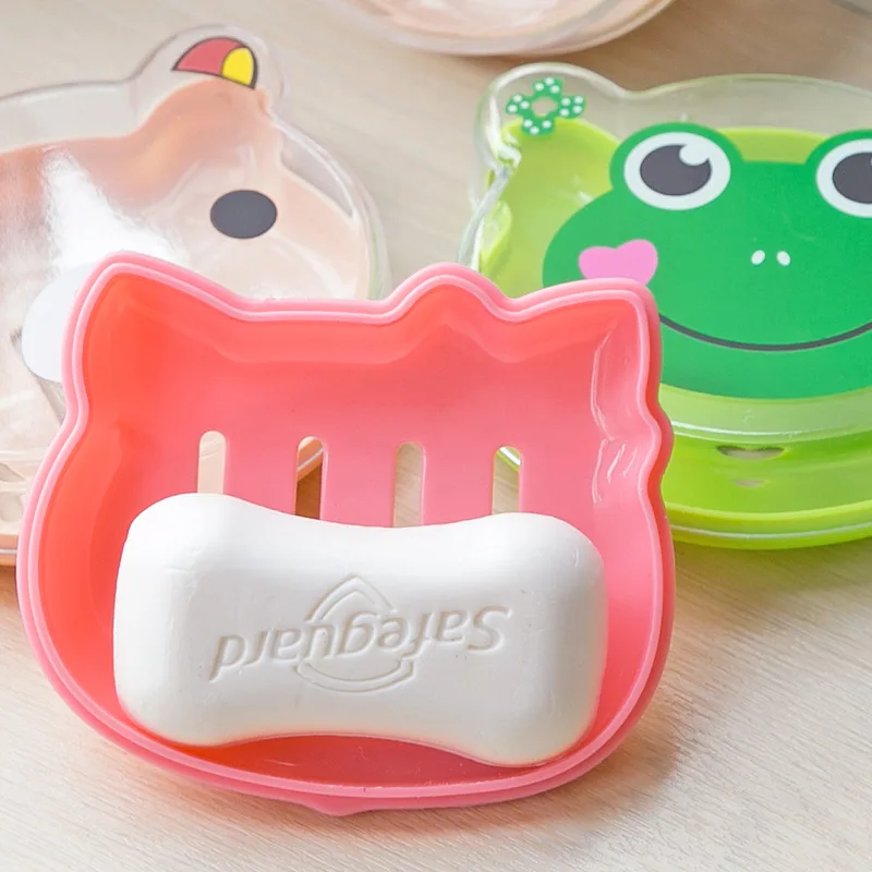 2018 Распродажа Милая лягушка медведь KT Kawaii Мультфильм дренаж для мыла коробочка