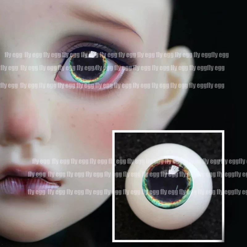 Bjd кошачьи глаза зеленые кукольные части имитация куклы sd глазное яблоко для 1/3 1/4