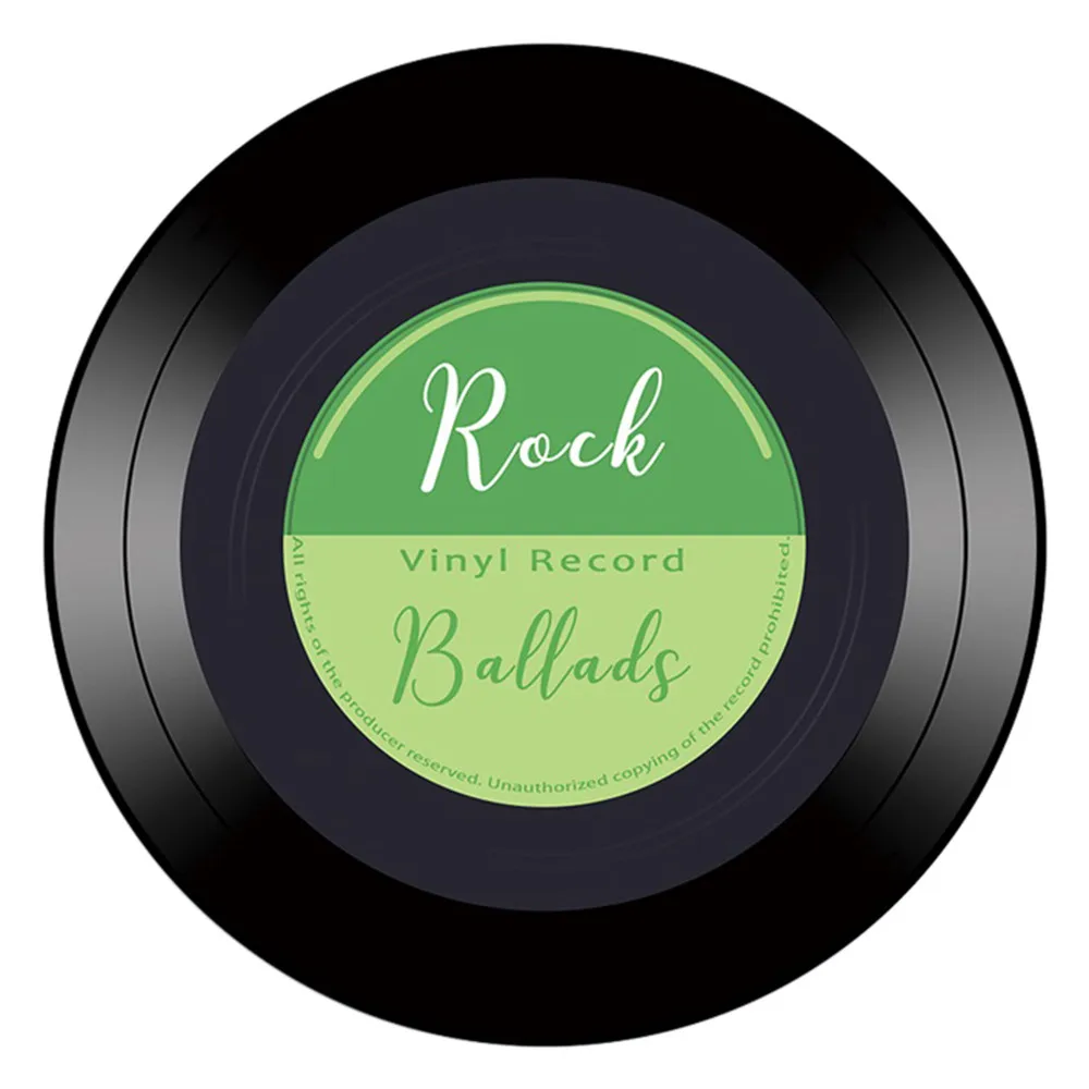 3d альбом ковры Craetive Vinyl Record напечатанный Мягкий тканевый круглый напольный