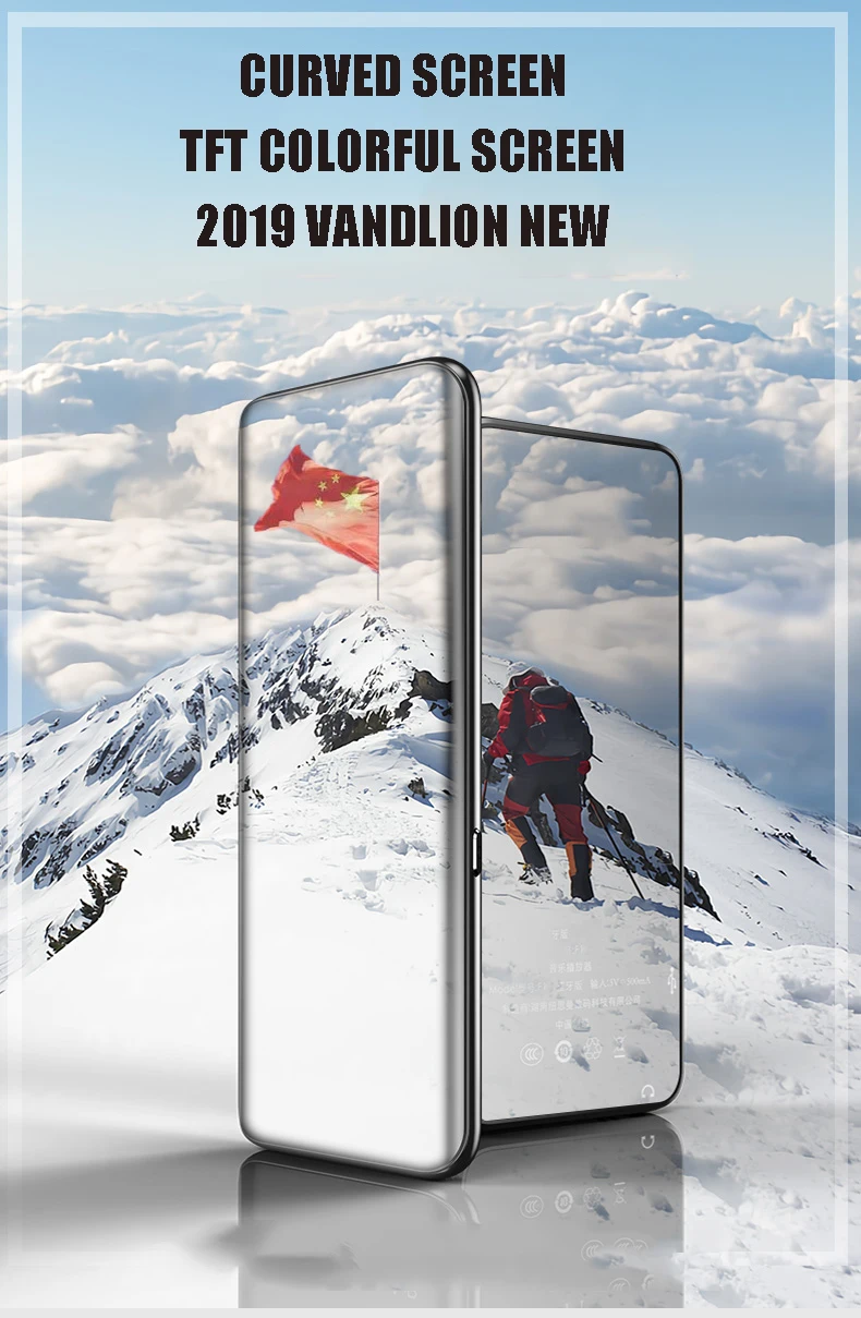 Vandlion X5 lossless MP4 музыкальный плеер HIFI спортивный Walkman FM радио Электронная книга секундомер видео встроенный динамик MP 3 4 аудио рекордер