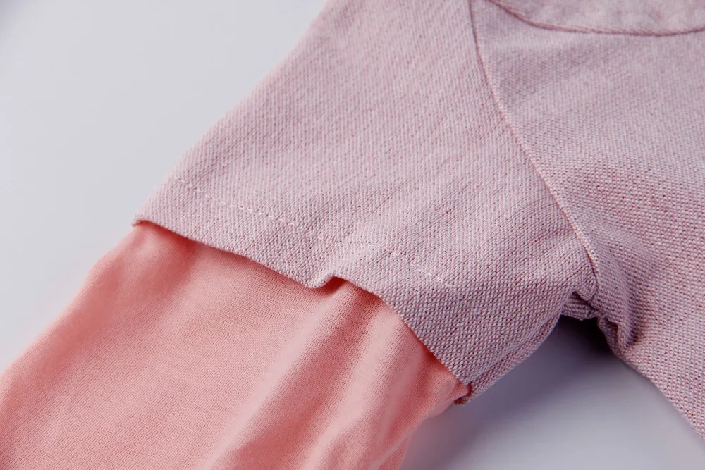 Весенняя Милая одежда для малышей Детское платье с длинными рукавами и круглым