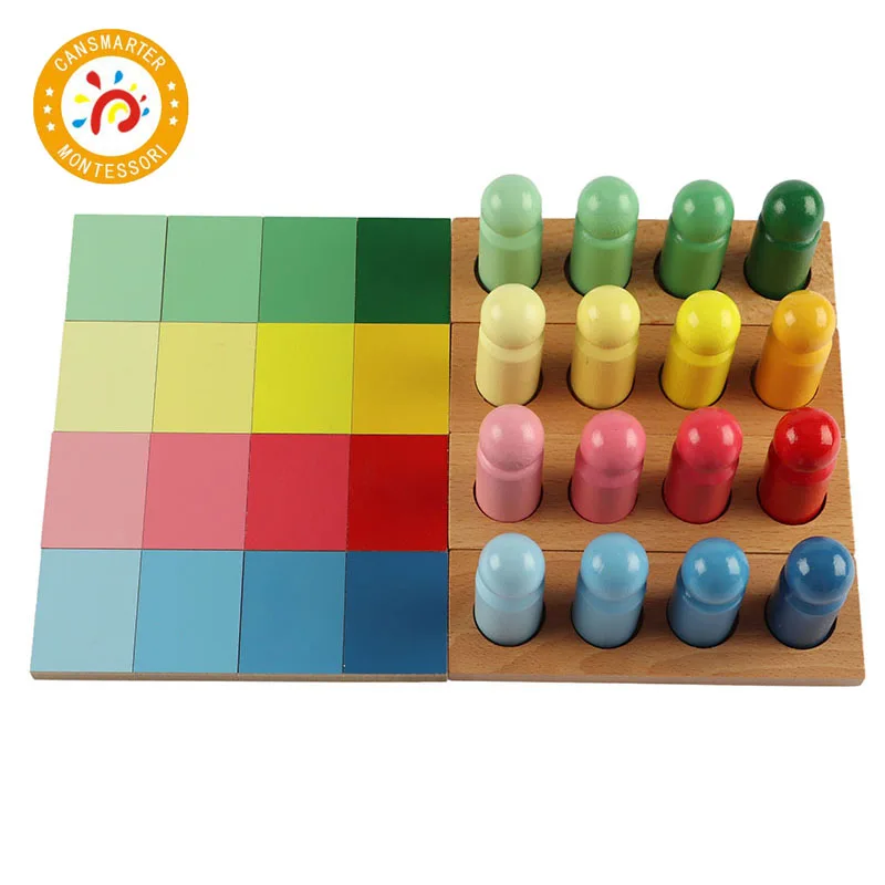 Материал Монтессори высокое качество деревянная игрушка похожие на цвет