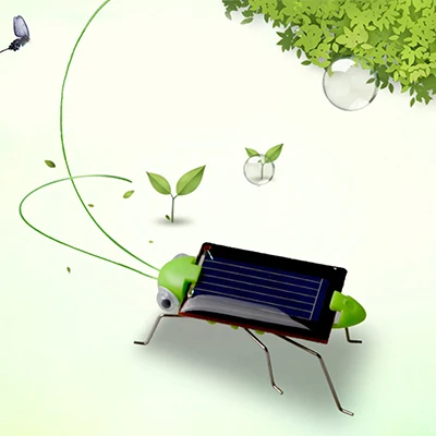 Солнечный grasshopper образовательный Солнечный Grasshopper робот игрушка требуется прибор, подарок солнечные игрушки без батареек для детей - Цвет: A