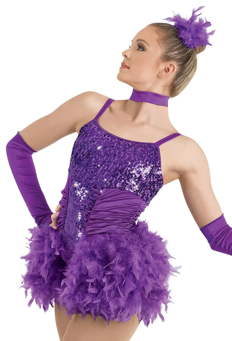 Детский джазовый танцевальный костюм для латинских танцев цельная юбка с