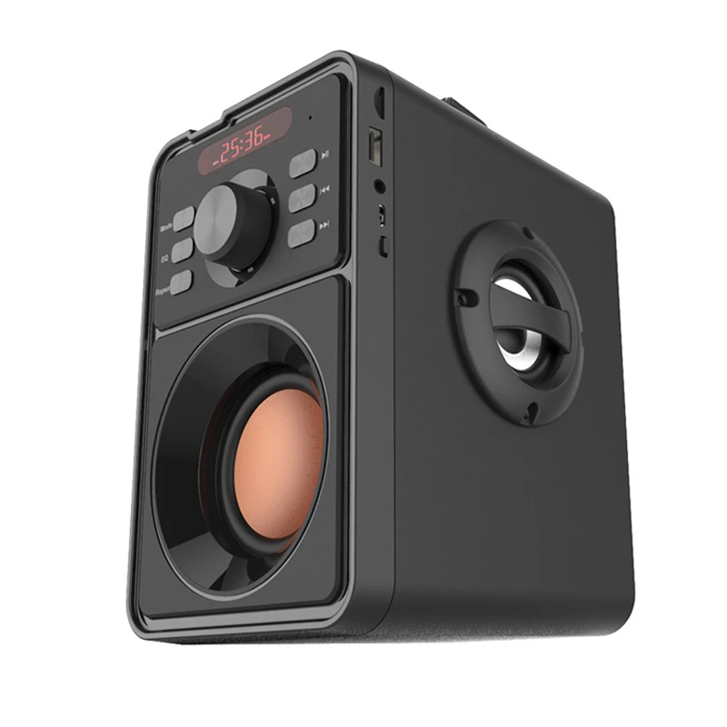 Беспроводной Bluetooth динамик стерео сабвуфер бас динамик s Колонка Soundbox Doombox Поддержка FM радио TF AUX USB пульт дистанционного управления