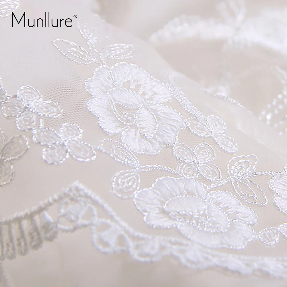 Munllure новый сексуальный комплект нижнего белья с вышивкой бюстгальтер чашкой