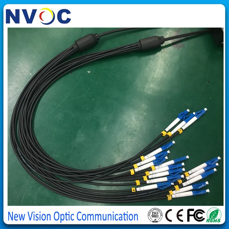 4Core 100M SM G657A LSZH Jacket Armored Black Cable 4.0mm LC/UPC-SC/UPC Reel Roll Armoured Fiber Optic Patch cord Jumper | Мобильные