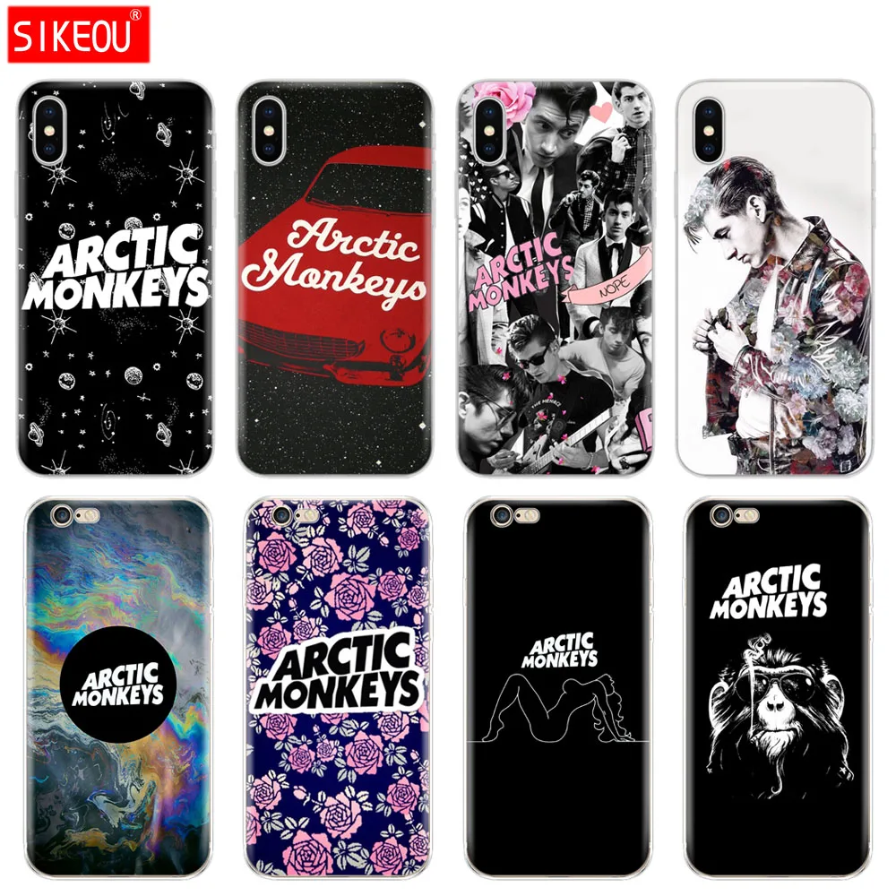Силиконовый чехол для Iphone 6X8 7 6s 5 5S SE Plus 10 XR XS Max ARCTIC MONKEYS|Бамперы| |