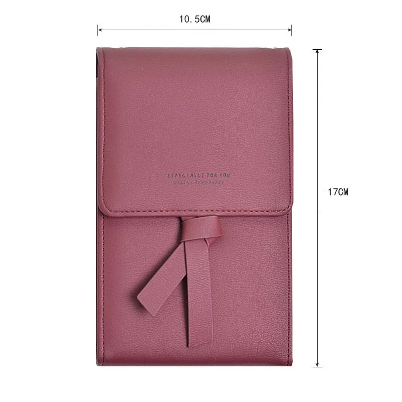 XKB-811 Dark pink Ms. сумка через плечо сумка-мессенджер на цепочке для мобильного телефона модная сумка-кошелек для мобильного телефона кошелек для iphone 11 8 7 plus XR XS MAX X Чехол - Цвет: XKB-811 Dark pink