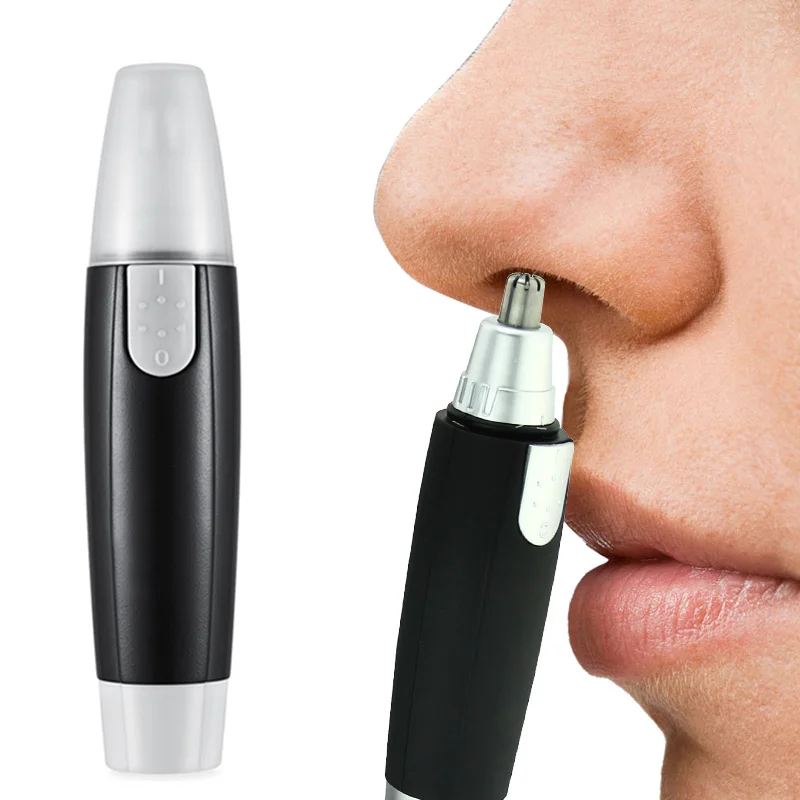 

Personal Care Portable Electric Nose Ear Neck Eyebrow Hair Trimmer Shaver Clipper Groomer Remover for Men Women SS