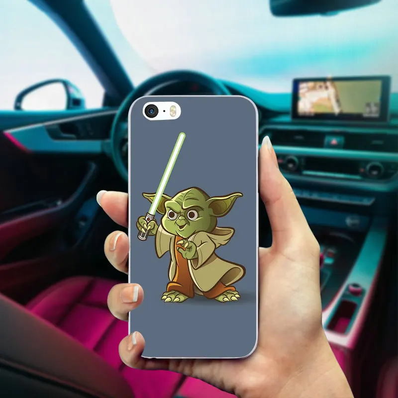 Soft TPU Silicone Mobile Phone Cases Cover for iPhone X 10 7 6 6s 8 Plus 4 4S 5 5S SE 5C Bags Hot Adorable Star Wars Doodles | Мобильные