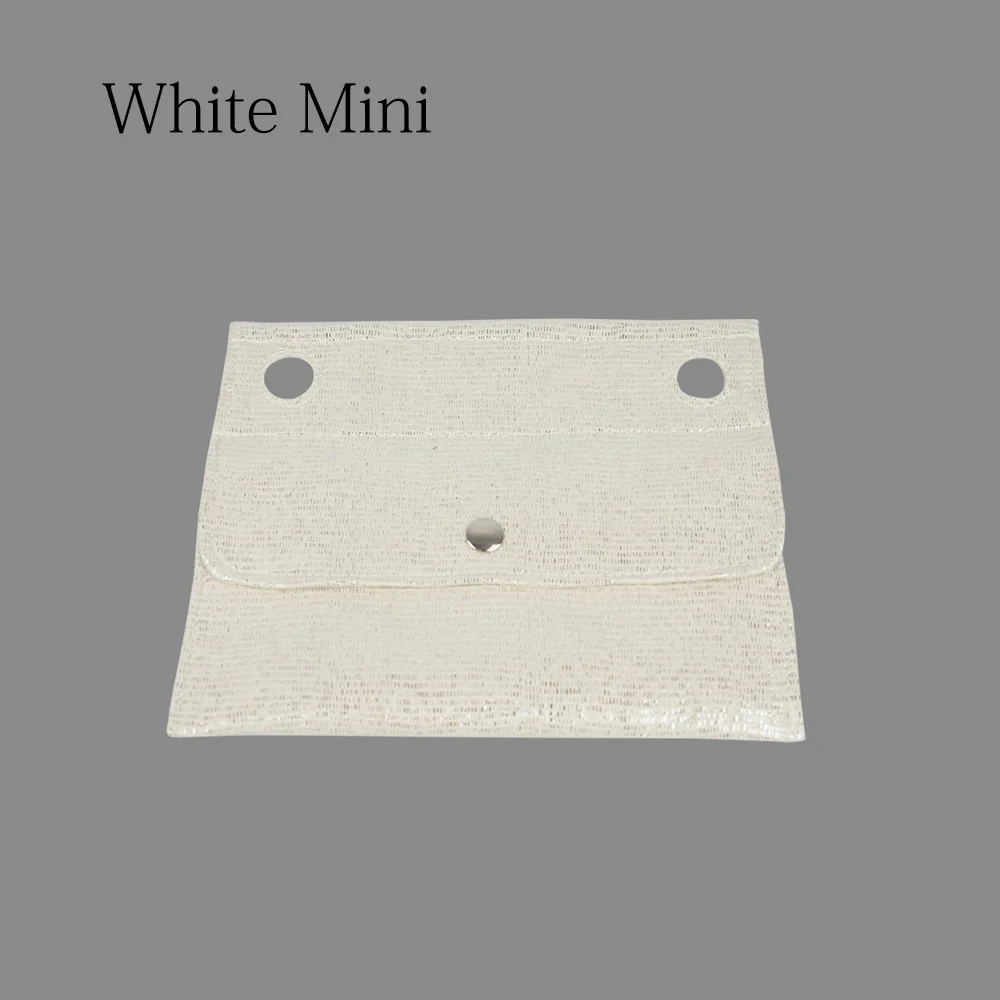 white mini Позолоченный маленький карман для классического мини Obag для O 50' O сумка внутренняя снаружи для O 50 Сумка - Цвет: white mini