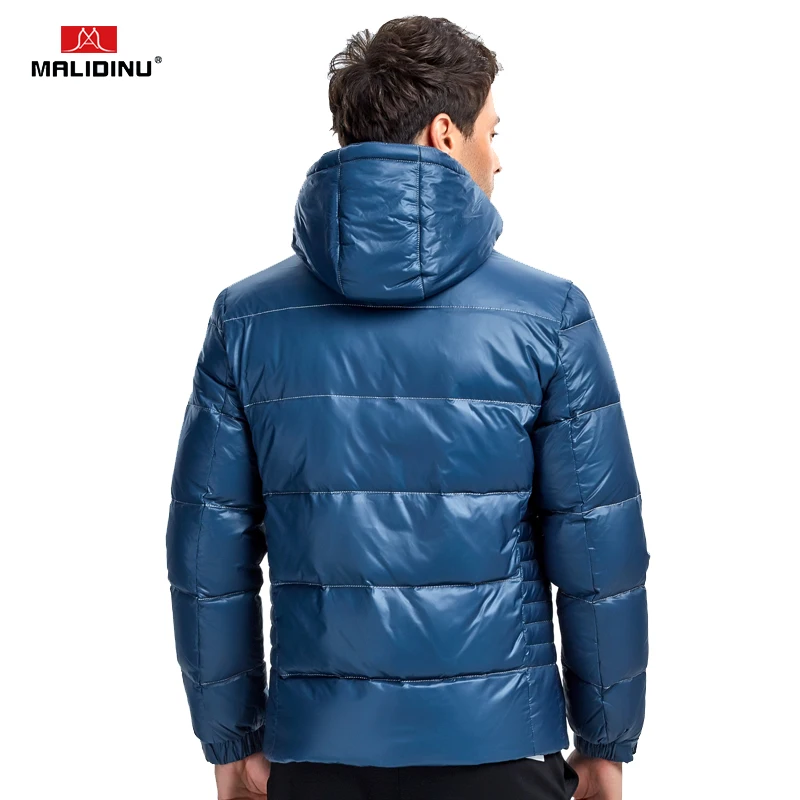 MALIDINU 2022 New Collection Men Down Jacket 70% White Duck Down Winter Down Coat Parka Thick Jacket European Size Free Shipping