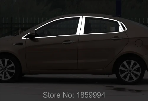 Для 2011-2016 kia k2 RIO 3 PRIDE sendan полная отделка окна Стайлинг декоративная наклейка для
