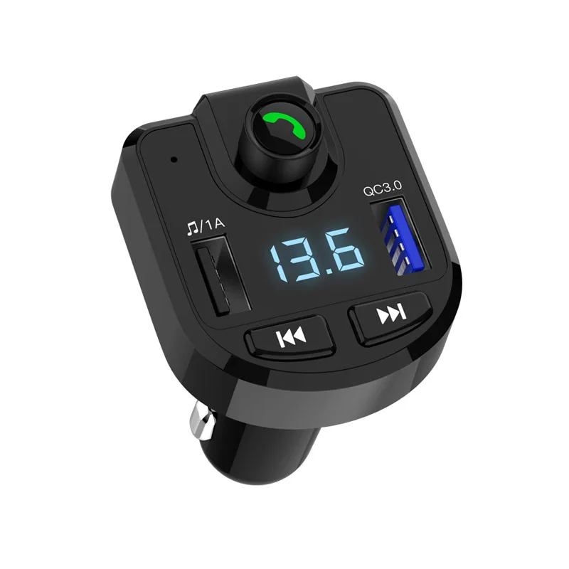 JaJaBor FM передатчик беспроводная связь Bluetooth автомобильный комплект двойной USB