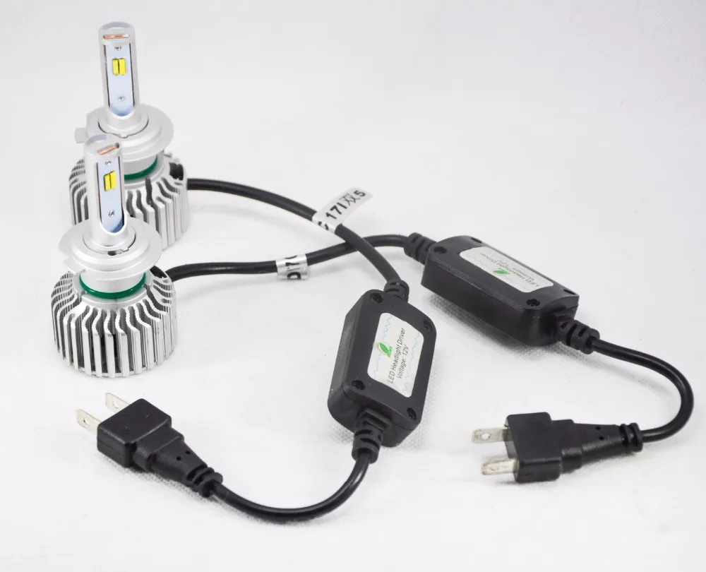 1 комплект трехцветные светодиодные лампы H7 60 Вт 3000 лм|h7 60w|led headlightfog lamp bulb |