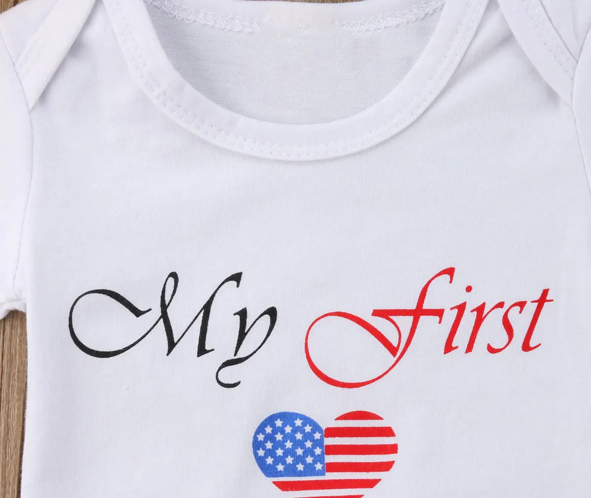 Комплект летней одежды для маленьких девочек одежда младенцев хлопковое боди с