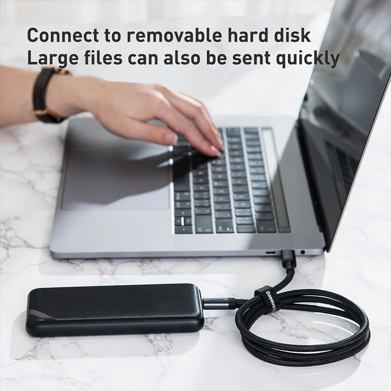 Кабель Baseus USB 3 1 Type C к для MacBook Pro 100 Вт PD Quick Charge 4 0 USBC зарядное устройство Samsung S10 S9